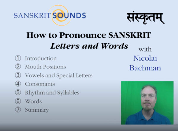 Sanskrit Basics for Yogi-s and Yogini-s with Nicolai Bachman